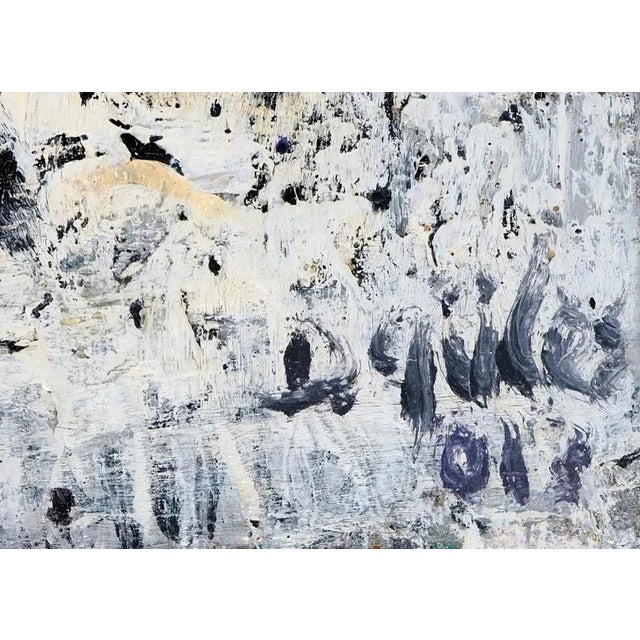 Dyap GULER (1960-2014) Spherical and abstract male portrait Mixed technique, collage and oil painting Signed by the artist...