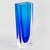 An exceptional mid-century Murano artistry, this stunning sculptural Sommerso vase by celebrated Italian designer Flavio...