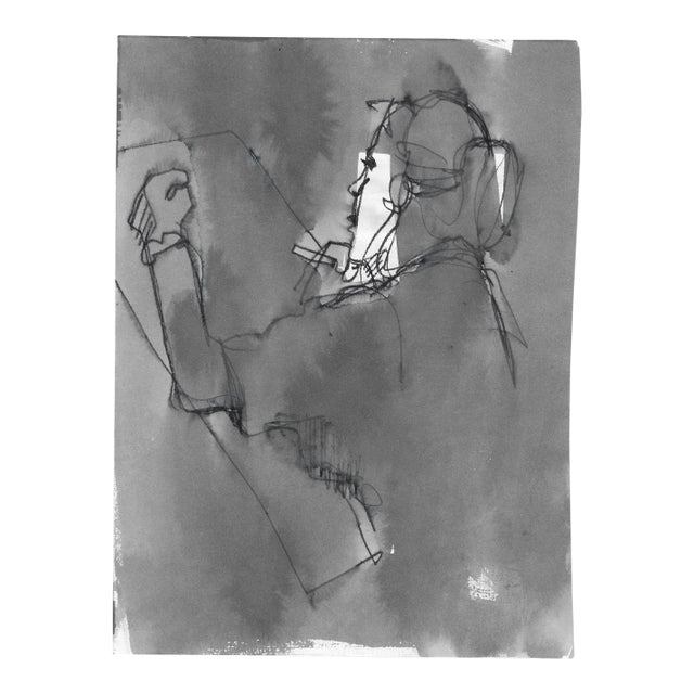 1970s John Reilly Art Student Watercolor For Sale