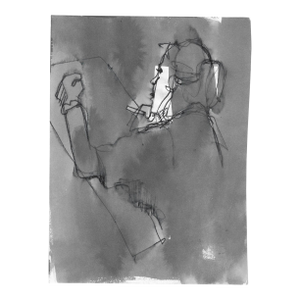 1970s John Reilly Art Student Watercolor