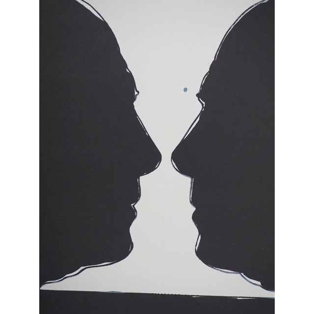 Modern Jasper Johns, Coupe Aux Deux Picasso, 1973, Original Lithograph For Sale - Image 3 of 6