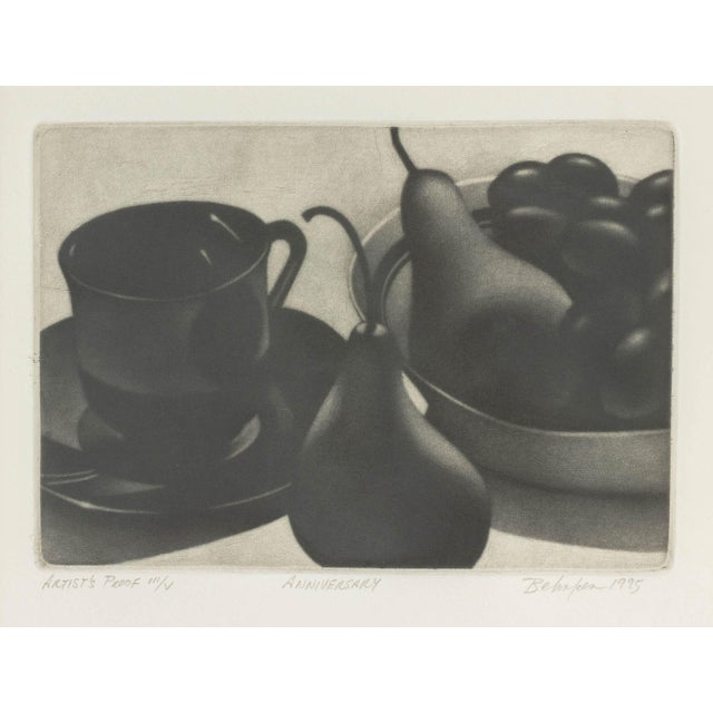 William Behnken (American, b. 1946), "Anniversary", Etching on Paper, 1995, signed in pencil and dated lower right, titled...