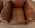 Animal Skin Pair of Antique French Leather Club Chairs - Circa 1920s For Sale - Image 7 of 16