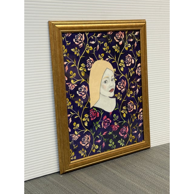 Design Plus Gallery presents the Agnes Watercolor Artwork by Sofia Bonati. This piece has a blonde woman set against a...