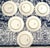 Limoges, France Early 20th Century Hand-Painted French Limoges Plates - 8” For Sale - Image 4 of 7