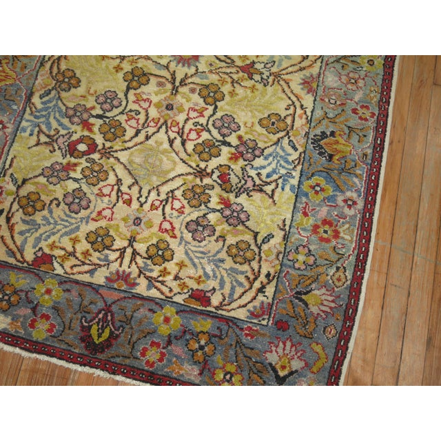 20th Century Zabihi Collection Scatter Size Turkish Rug - 3'9" x 5'6" For Sale - Image 4 of 7