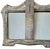 1980s Shabby Chic Silverplated Picture Frame With Sculpted Foliate Border for 5"x7" Landscape Vertical Picture For Sale - Image 9 of 11