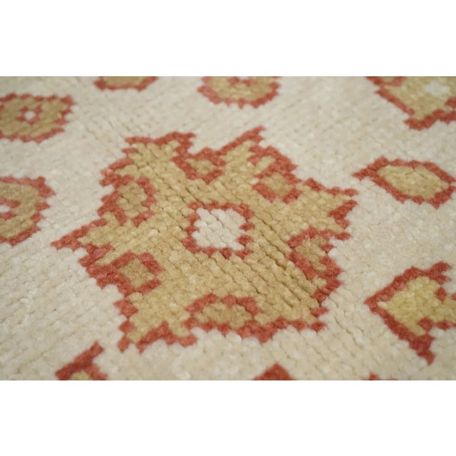 Oushak Rug 4' X 6' For Sale - Image 9 of 12