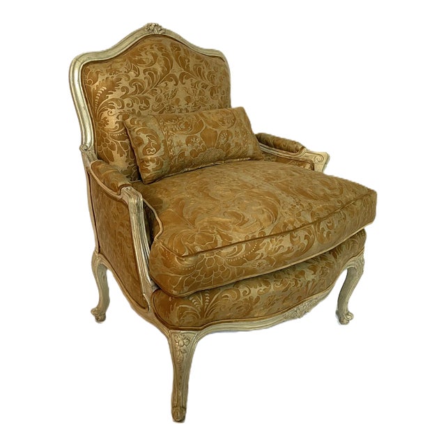 Louis XV Style Bergere Chair For Sale