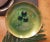 Metal Copper on Enamel Green Plate Dish Signed For Sale - Image 7 of 12