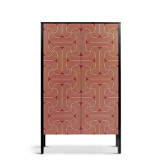 Black Loop Cabinet by Coucou Manou For Sale - Image 8 of 11