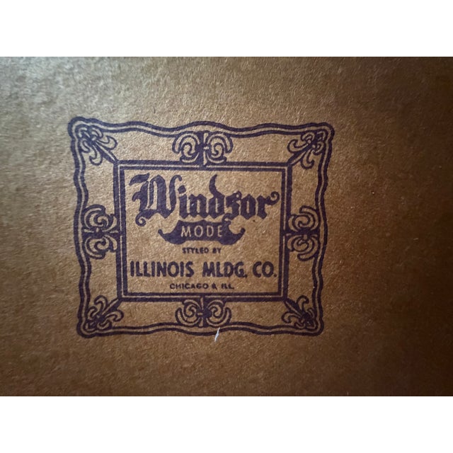 Mid-Century Modern Vintage Mid-Century Flamingo Lithograph in Original Windsor Mode Mirrored Frame by Robert Stein & Co. & Illinois Moulding Co. For Sale - Image 3 of 12