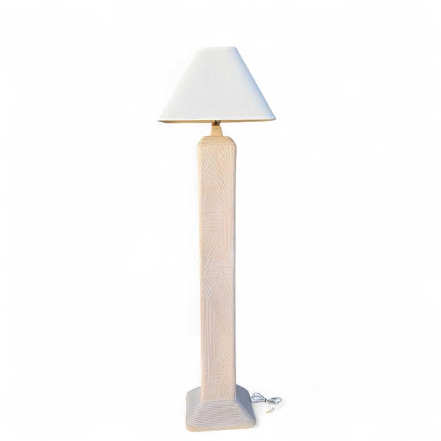 1980s Postmodern Plaster Floor Lamp by Dynasty Gallery For Sale - Image 13 of 18