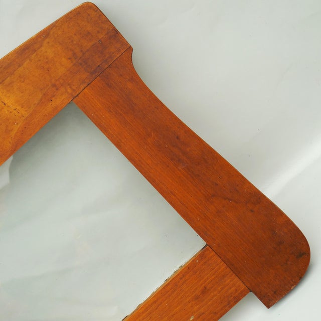 Antique Dutch - Oak Mirror Frame - Amsterdam School For Sale - Image 4 of 8