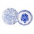 Blue Earthenware Plates, 19th Century, Set of 2 For Sale - Image 8 of 8