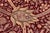 Shabby Chic Art Nouveau Floral 1990's Pak-Persian Red/Green Wool Rug - 9'0'' X 12'3'' For Sale - Image 3 of 9