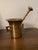 Traditional Early 20th Century Brass Pharmacy Apothecary Mortar and Pestle - 2 Pieces For Sale - Image 3 of 9