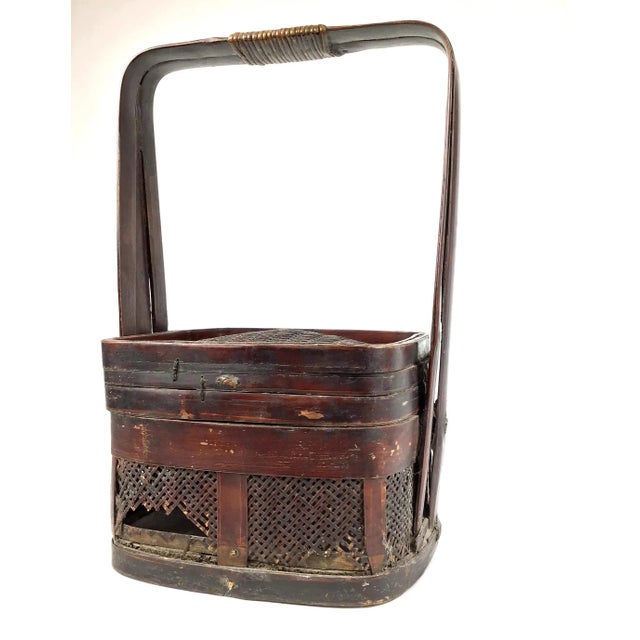19th Century Chinese Wedding Basket For Sale - Image 4 of 13