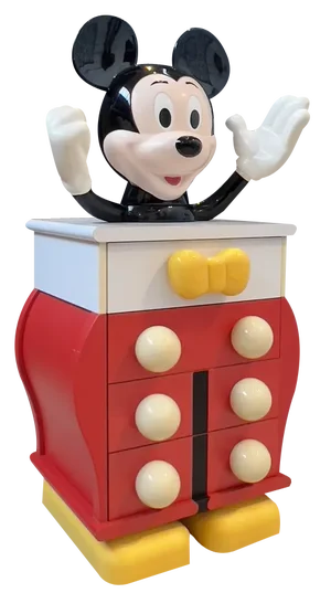 Mickey Mouse Disney Chest of Drawers by Pierre Colleu, 1980s