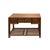 Rustic Vintage Brown Stain Patina Deep Rectangular Drawers Desk Table For Sale - Image 3 of 13