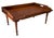 An Antique English Mahogany Hand Crafted Reading Breakfast Table with Gallery Sides Pierced Grip Handles And Turned Legs....