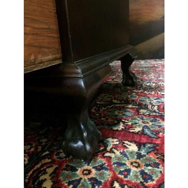 1970s Vintage Secretary Desk, Colonial Furniture Company, Mahogany Desk For Sale - Image 5 of 11