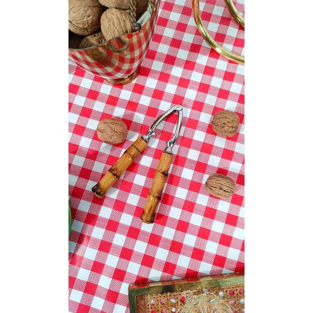 Vintage Nutcracker with Bamboo Canes Handles, Italy, 1960s For Sale - Image 4 of 13