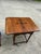 1970s Pair of 1970s Wooden Carved Nesting Game Tables With Flip-Up Sides For Sale - Image 5 of 12