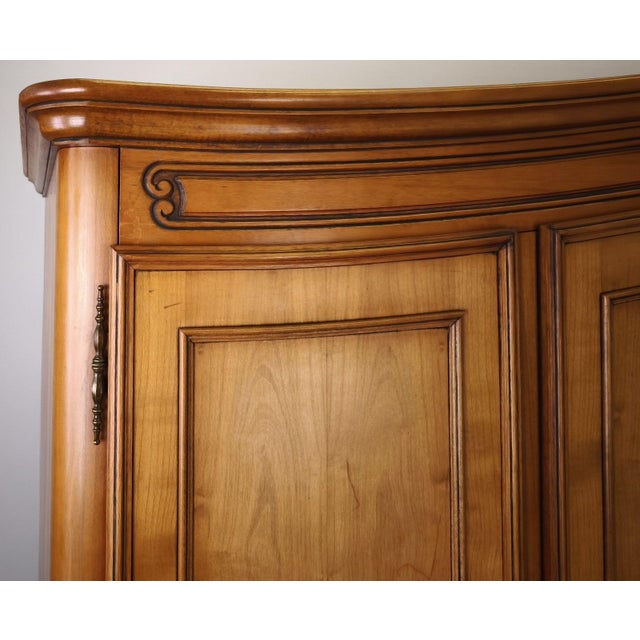 Vintage French Louis XVI Style Wardrobe For Sale - Image 10 of 13
