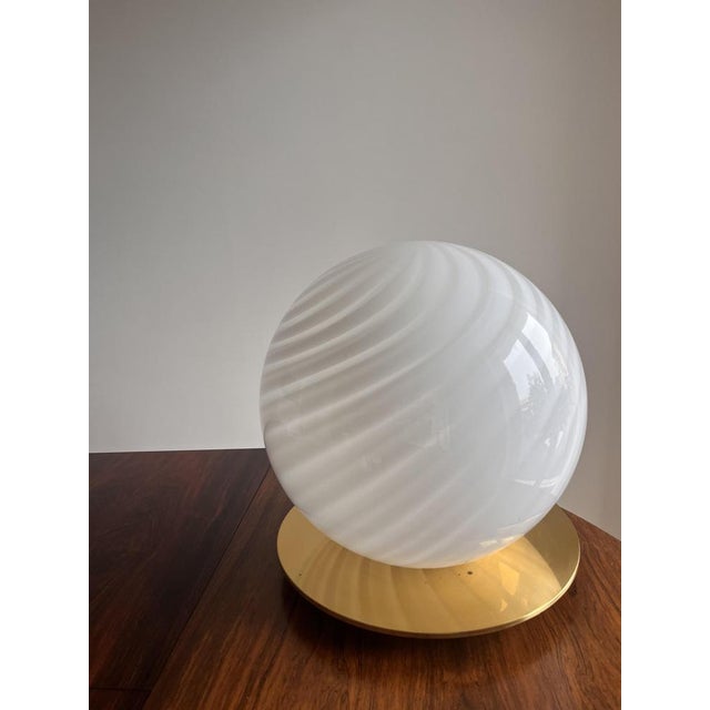 Vintage Spherical Table Lamp, 1960s For Sale - Image 4 of 7