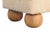Solid Wood Upholstered Accent Stool For Sale In Philadelphia - Image 6 of 7