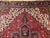 Persian Vintage Heriz Rug, Hand-Knotted Wool, Geometric Medallion Pattern, Red & Navy, 8x11 For Sale - Image 3 of 10