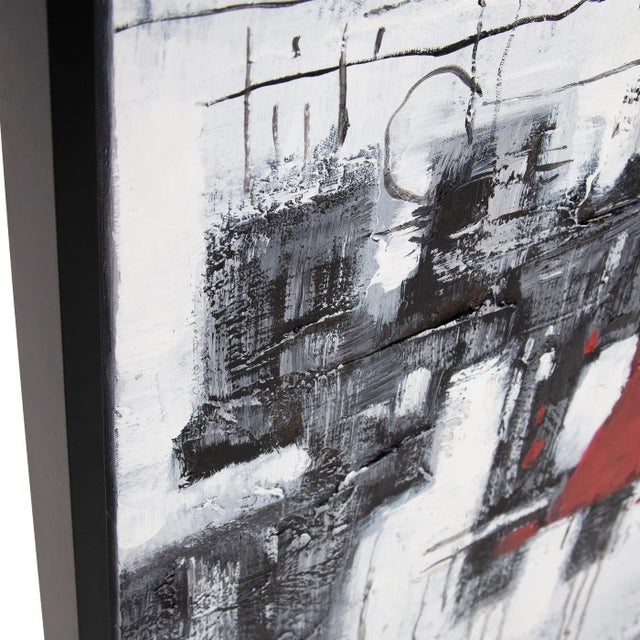 Kenneth Ludwig Chicago The Woman in Red Painting For Sale - Image 4 of 5