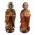 Pair of Antique Vietnamese Wood Statues For Sale