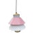 1950s Mid Century Modern Ufo Diner Coffee Shop Pink Hanging Ceiling Lamp For Sale