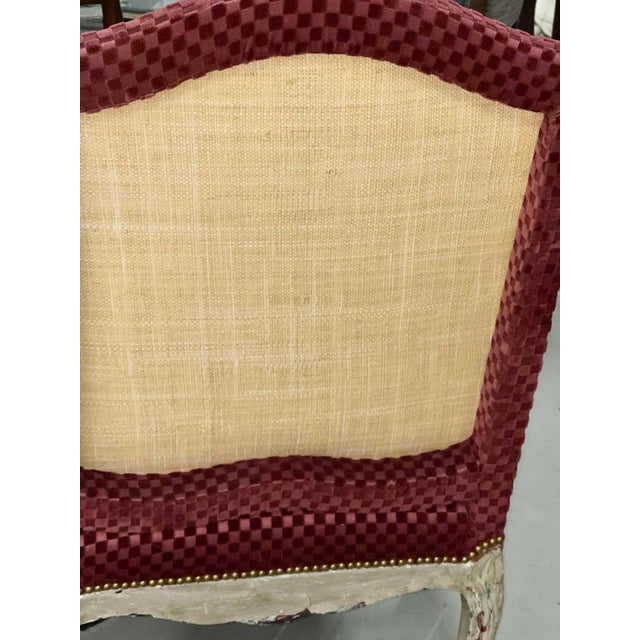 French Louis XV Style 19th Century Bergere For Sale - Image 3 of 14