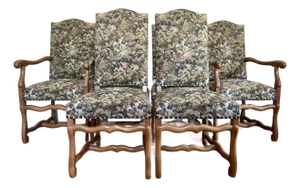 Late 20th Century Os De Mouton Dining Chairs Set of 6