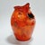 Vintage Orange Glazed Ceramic Face Jug, 1960s For Sale - Image 6 of 15