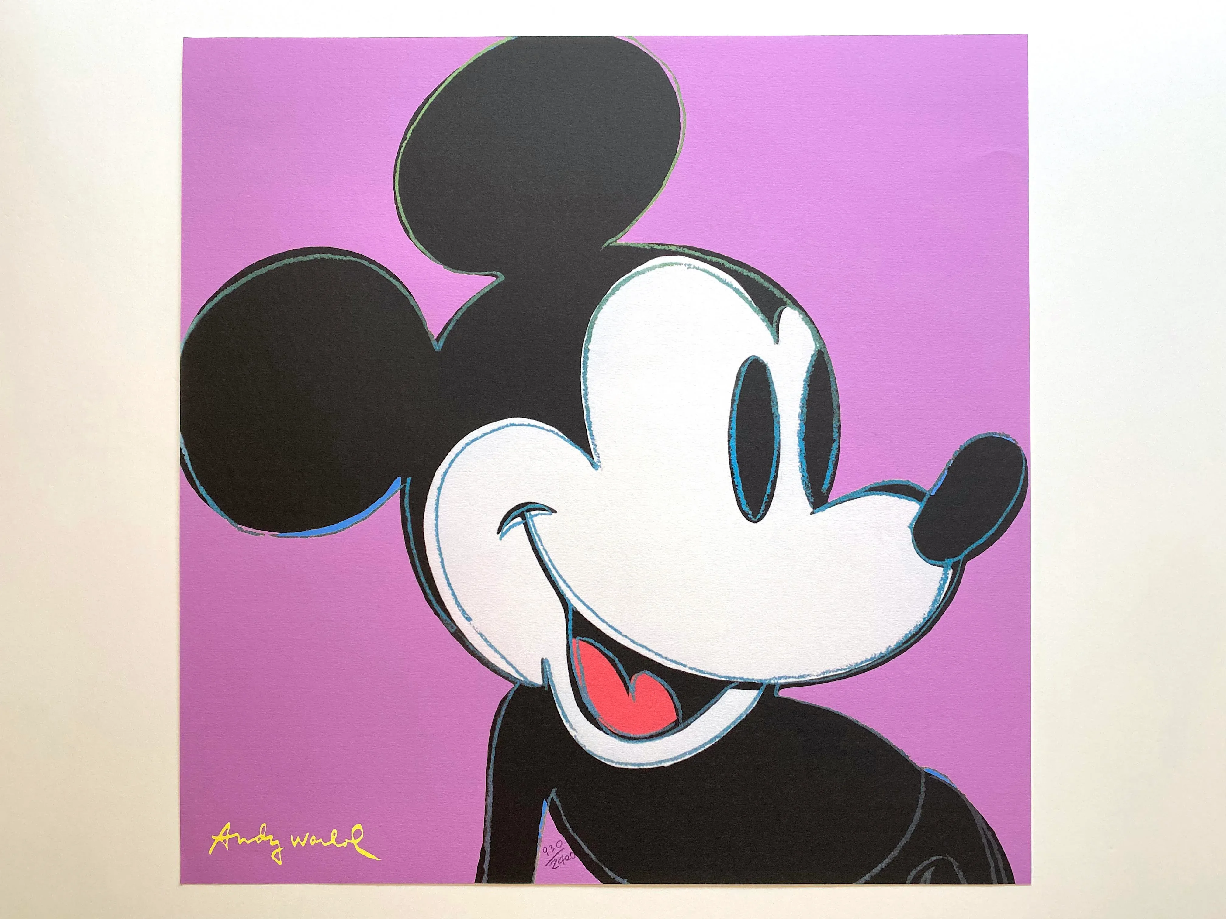 Andy Warhol Vintage 1986 Myths Series Limited Edition Large Fine
