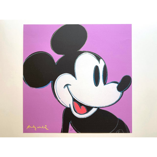 The Art Of Mickey Mouse ウォーホル/アートポスター Andy Warhol, the Art of Mickey Mouse, Original Vintage