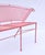 Mid-Century Modern Settee by Salterini, Flamingo Pink, Usa, 1960s For Sale In Philadelphia - Image 6 of 10