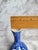 Flow Blue Porcelain Vase With Traditional Asian Landscape For Sale - Image 10 of 12