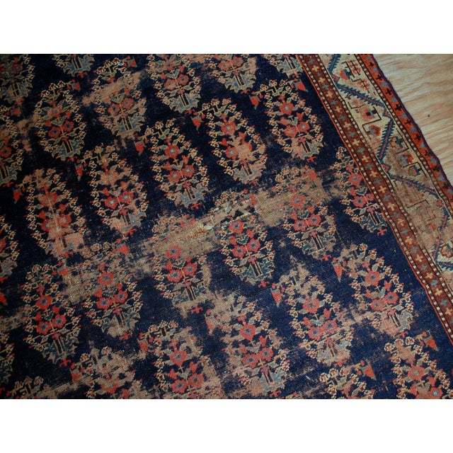 Early 19th Century 1830s, Handmade Antique Collectible Northwest Persian Runner 5.2' X 10.7' For Sale - Image 5 of 8