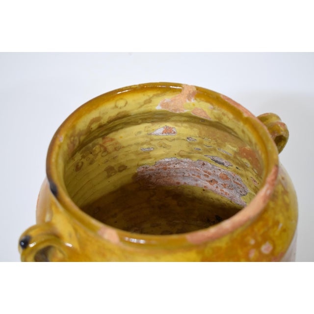 French Provincial 19th-Century French Terracotta Confit Pot For Sale - Image 3 of 4