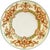 English Antique English Cauldon Bone China Salad Plates With Raised Enamel & Gold Scrollwork - Set of 12 For Sale - Image 3 of 8