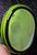 Mid-Century Modern Mid-Century Modern, Murano Style Lime Green and Brown Swirl Blown Art Glass Vase (Jg) For Sale - Image 3 of 7