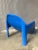 Kartell Blue Model 4794 Armchair by Gae Aulenti for Kartell, 1974 For Sale - Image 4 of 8