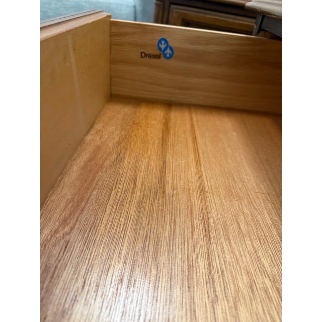 1970s Drexel Cabernet French Provincial Two-Drawer Nightstands — A Pair For Sale - Image 9 of 12