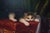 Framed Oil on Canvas Painting of Cats For Sale In Philadelphia - Image 6 of 10