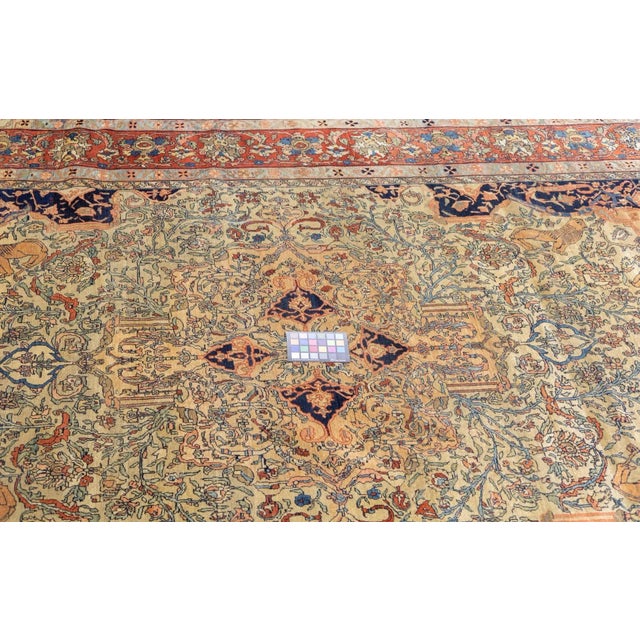 Antique Farahan Sarouk Rug 6'9'' x 10'3'' For Sale - Image 4 of 12